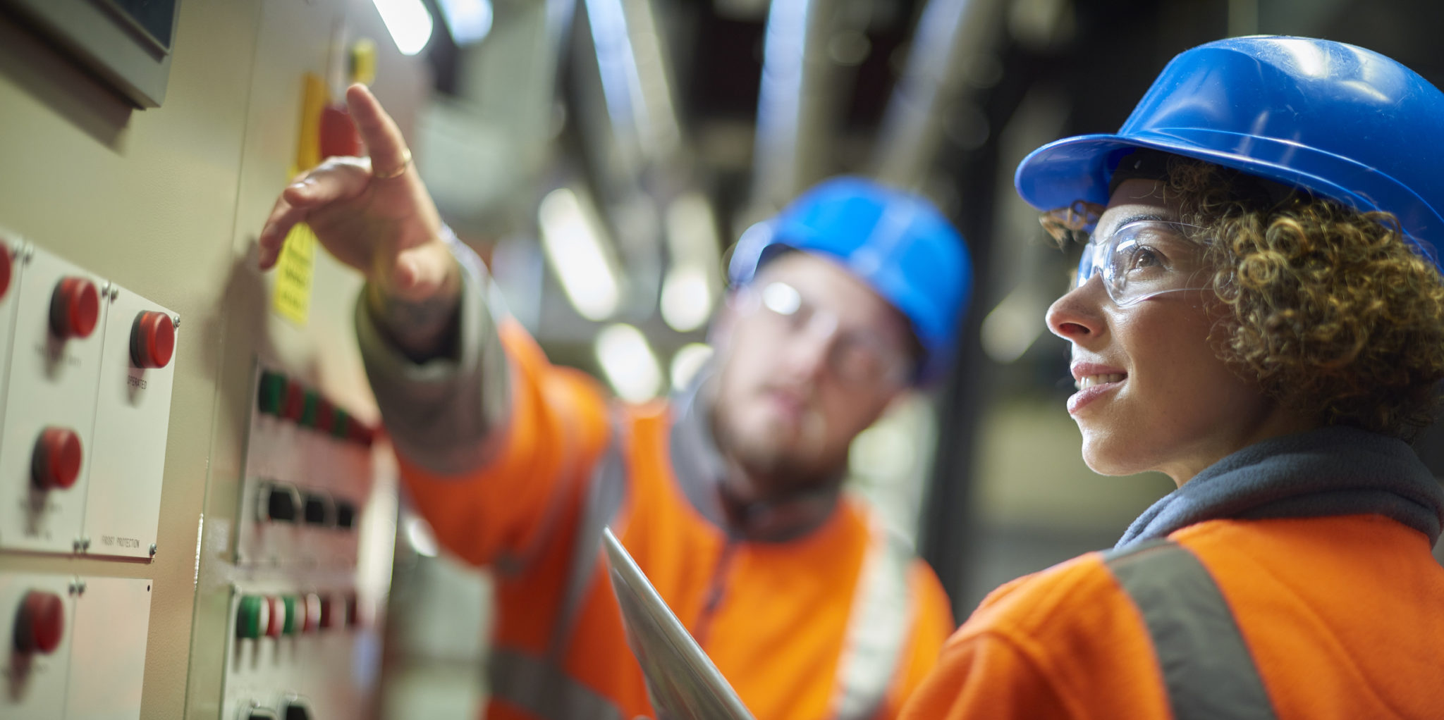 teamwork in the boiler room