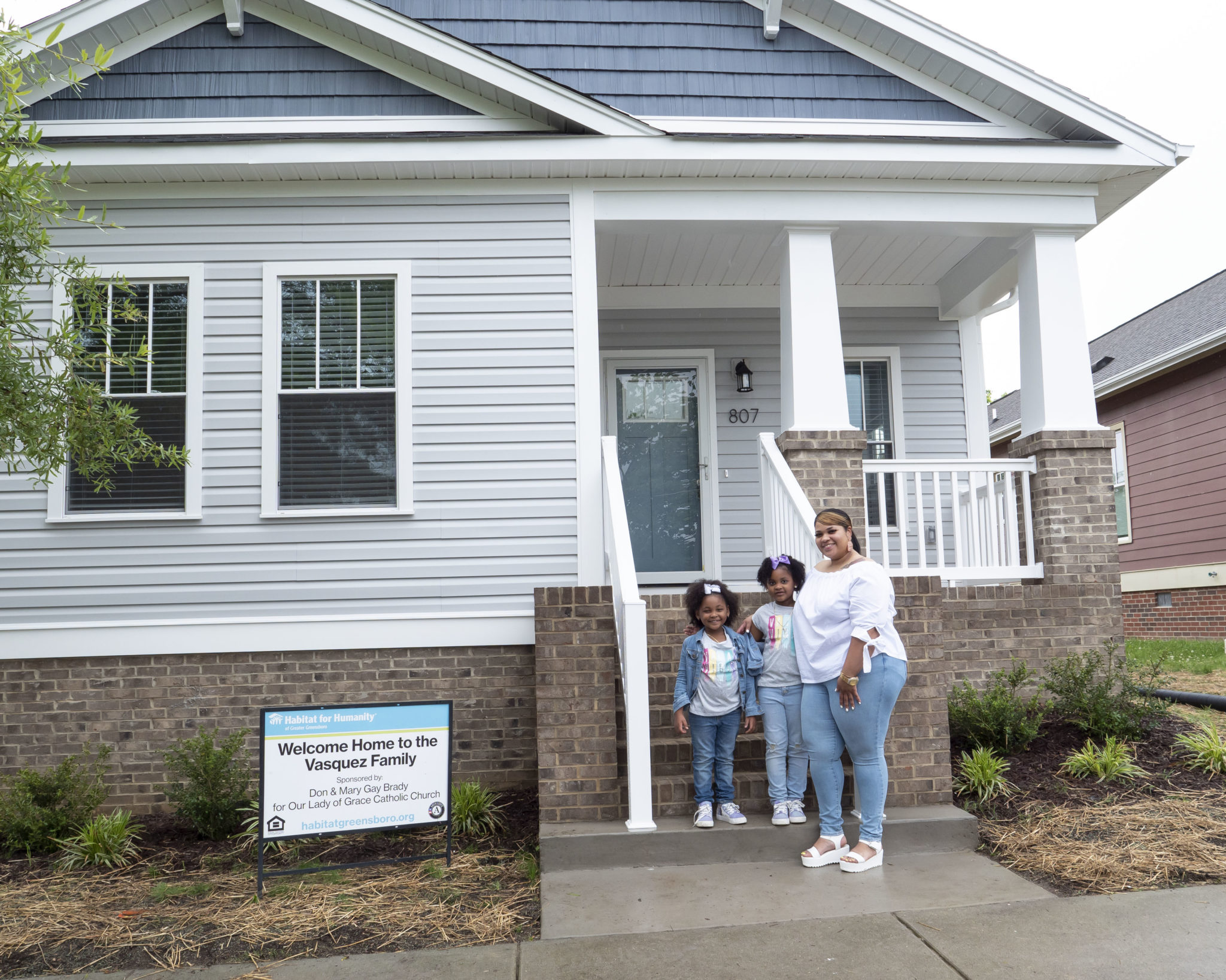 Brady Dedicates Second Habitat Home in Greensboro Brady Services