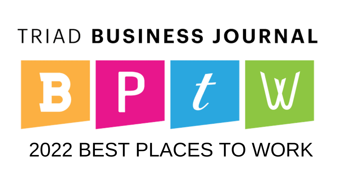 Brady Voted Triad Business Journal Best Place to Work 2022 - Brady 